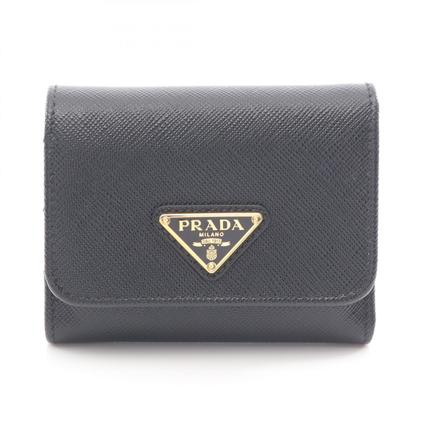 プラダ(PRADA)プラダ サフィアーノトライアングル 三つ折り財布 財布