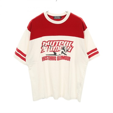 ヒステリックグラマー LAY DAY WOMAN 半袖Tシャツ 衣料品 トップス メンズ 02222CT11