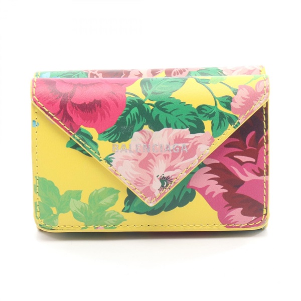 バレンシアガ ペーパーミニウォレット 三つ折り財布 財布 レディース 391446