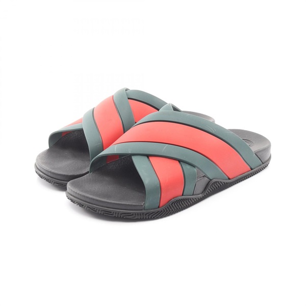 グッチ ウェブストライプ クロスラバー サンダル 靴 メンズ