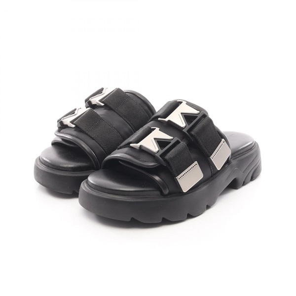 極美品 ボッテガヴェネタ FLASH サンダル レザー 41 ブラック ボッテガヴェネタ(BOTTEGA VENETA)ボッテガヴェネタ FLASH サンダル