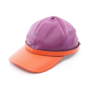 グッチ バイカラー キャップ 帽子 メンズ 728964