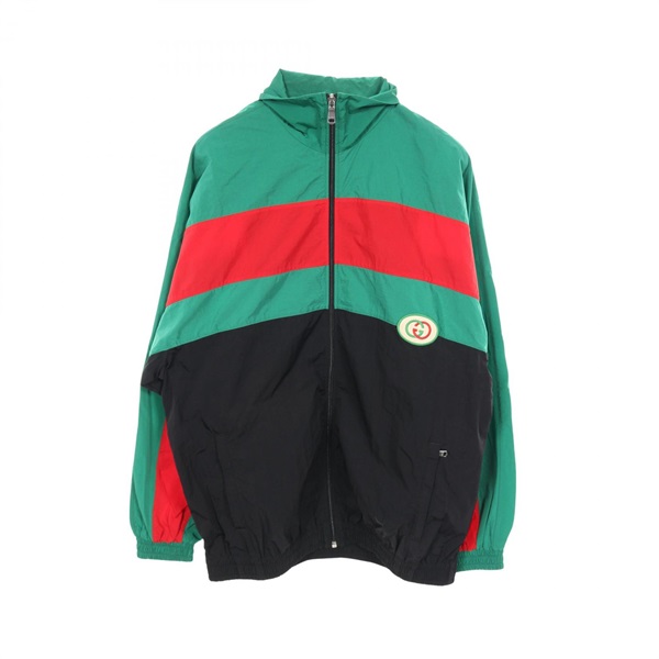 グッチ GGロゴ オーバーサイズ ナイロンジャケット 衣料品 アウター メンズ