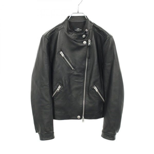 コーチ Uptown Racer Jacket ライダースジャケット 衣料品 アウター レディース F34021