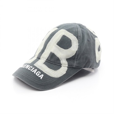 バレンシアガ BBスプレイド ペイント キャップ 帽子 メンズ レディース