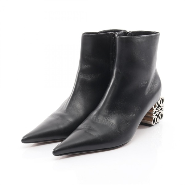 ロエベ アナグラムヒール ブーツ 靴 レディース