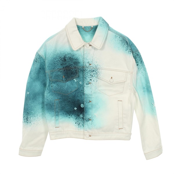 ルイ・ヴィトン LVスプレー デニムジャケット 衣料品 アウター メンズ