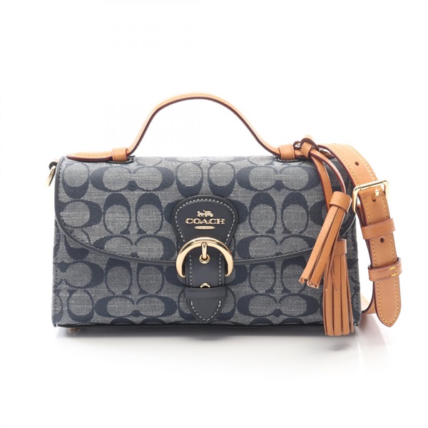 コーチ クリオ トップ ハンドル シグネチャー ハンドバッグ バッグ レディース C8513