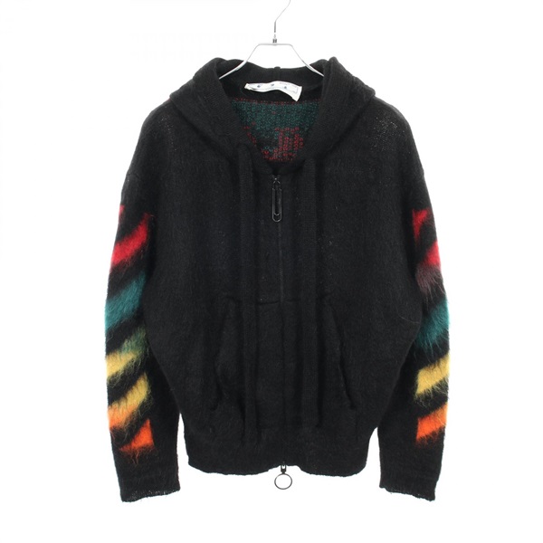 オフホワイト ニット パーカー 衣料品 トップス メンズ