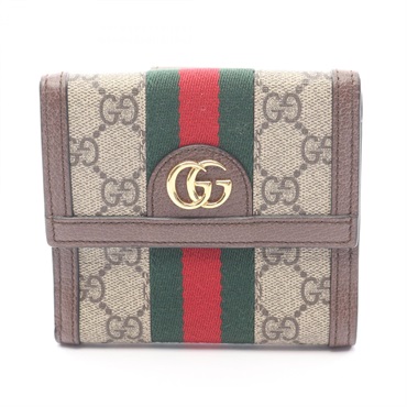 グッチ オフィディア GG フレンチフラップウォレット シェリーライン Wホック財布 財布 レディース 523173