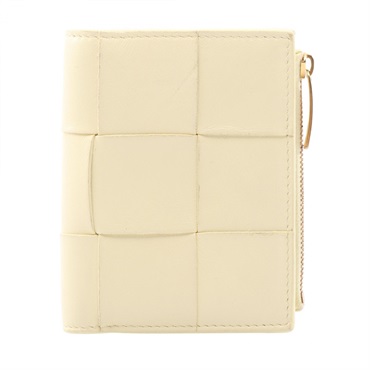 ボッテガヴェネタ スモール カセット マキシイントレチャート 二つ折り財布 財布 レディース 742698