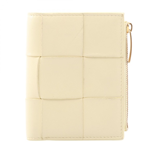 ボッテガヴェネタ スモール カセット マキシイントレチャート 二つ折り財布 財布 レディース 742698