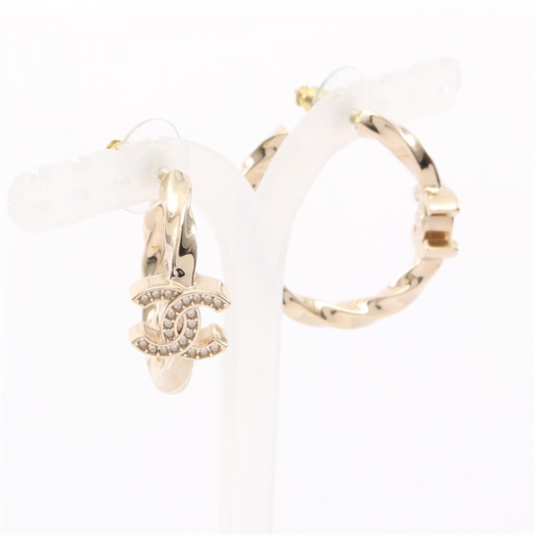 シャネル ココマーク フープ ピアス ジュエリー レディース