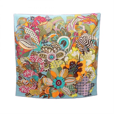 エルメス カレ90 FLEURS DINDIENNES スカーフ 衣料品 レディース