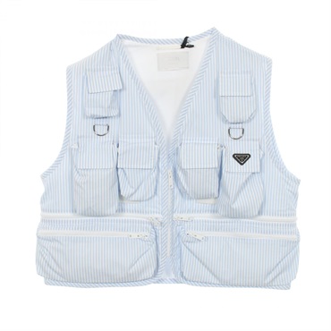 プラダ ストライプ ベスト 衣料品 トップス メンズ SGC499