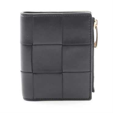 ボッテガヴェネタ スモール カセット マキシイントレチャート 二つ折り財布 財布 レディース 742698