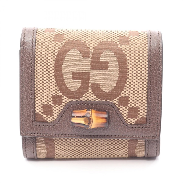 グッチ バンブー ジャンボGG 二つ折り財布 財布 レディース 658635