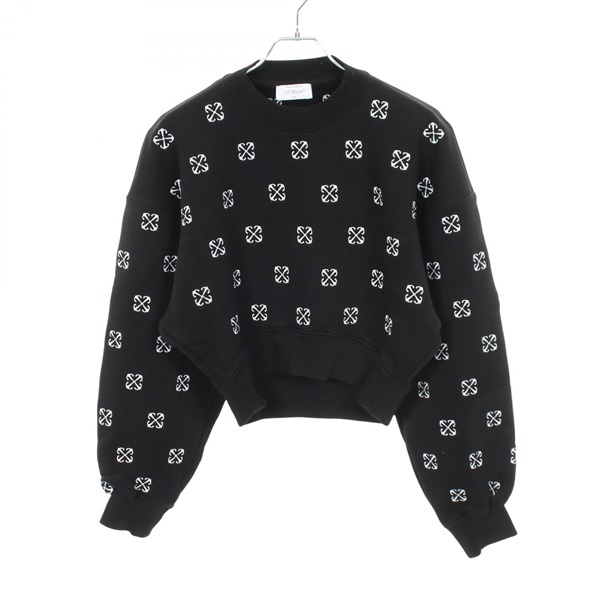 オフホワイト  スウェット 衣料品 トップス レディース OWBA079F24FLE002