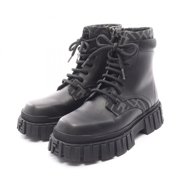 フェンディ フォース FF柄 サイドジップ ブーツ 靴 メンズ 7U1458