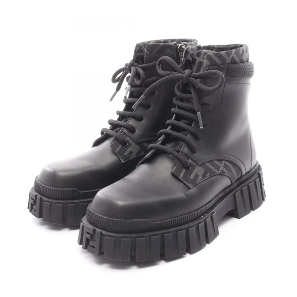 フェンディ フォース FF柄 サイドジップ ブーツ 靴 メンズ 7U1458