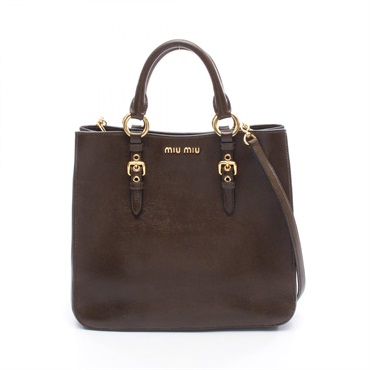 ミュウ ミュウ MADRAS マドラス 2WAY トートバッグ バッグ レディース RN0881