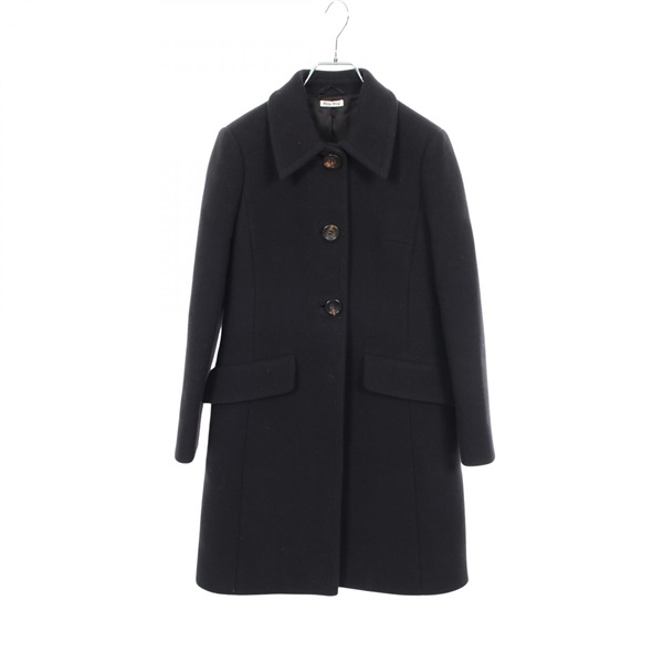 ミュウ ミュウ ウールメルトン その他コート 衣料品 アウター レディース MS1030