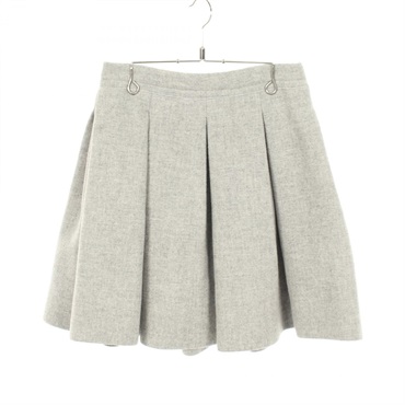 ミュウ ミュウ プリーツ フレア ミニ スカート 衣料品  ボトムス レディース MG720