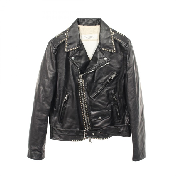 ヴァレンチノ ロックスタッズ ライダースジャケット 衣料品 アウター メンズ QV3NA05P4D3