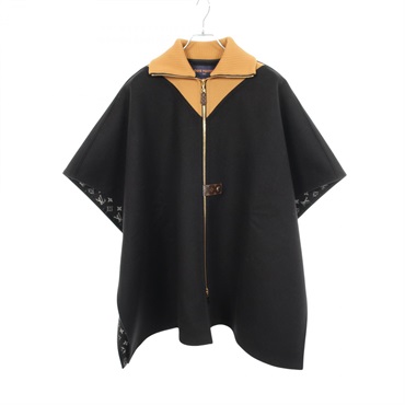 ルイ・ヴィトン スポーティハイネックダブルフェイスケープ 裏地モノグラム ポンチョ 衣料品 アウター レディース RW222W QWE FNCO27