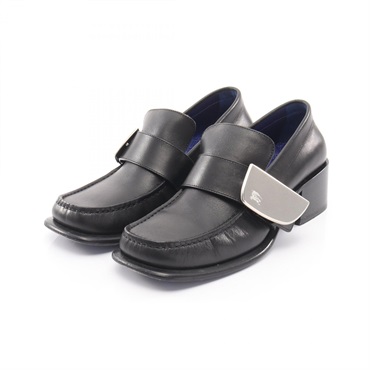 バーバリー シールド ローファー 靴 レディース