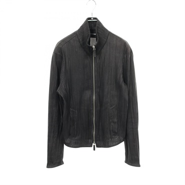 エンポリオ・アルマーニ ブルゾン 革ジャン 衣料品 アウター メンズ