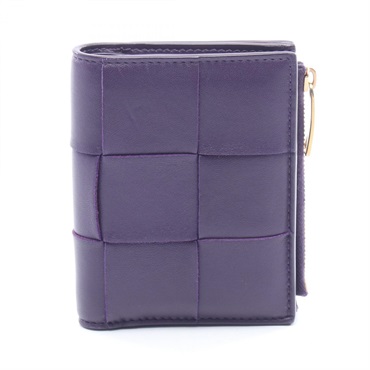 ボッテガヴェネタ スモール カセット マキシイントレチャート 二つ折り財布 財布 レディース 742698