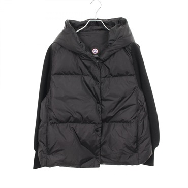 カナダグース ハイブリッジ アストリア ニット フーディージャケット フード付き ダウンジャケット 衣料品 アウター メンズ