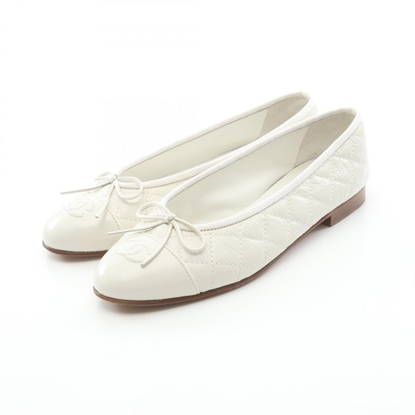 シャネル バレリーナ マトラッセ パンプス 靴 レディース