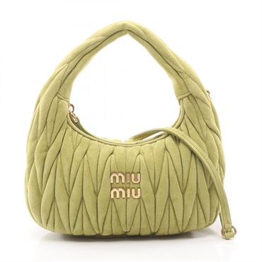 ミュウ ミュウ ワンダーマテラッセ 2WAY ハンドバッグ バッグ レディース 5BC125