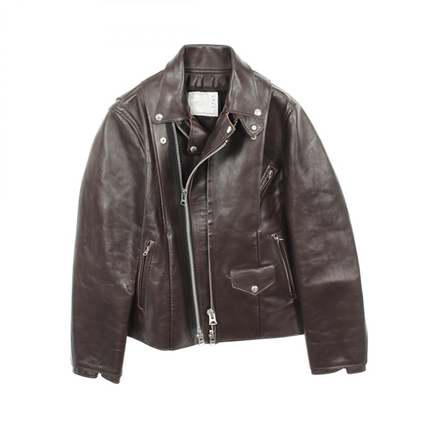 サカイ(Sacai)サカイ Leather Jacket 革ジャン 衣料品 アウター メンズ