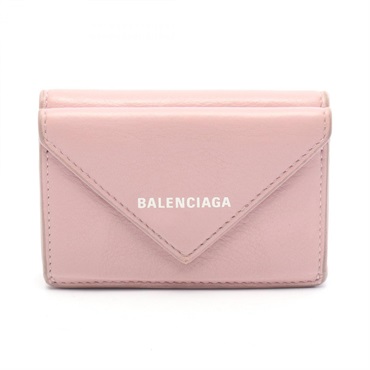バレンシアガ ペーパーミニウォレット 三つ折り財布 財布 レディース 391446