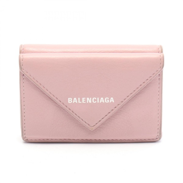 バレンシアガ ペーパーミニウォレット 三つ折り財布 財布 レディース 391446