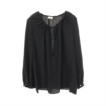 サンローランパリ タッセル Vネック ブラウス 衣料品 トップス レディース