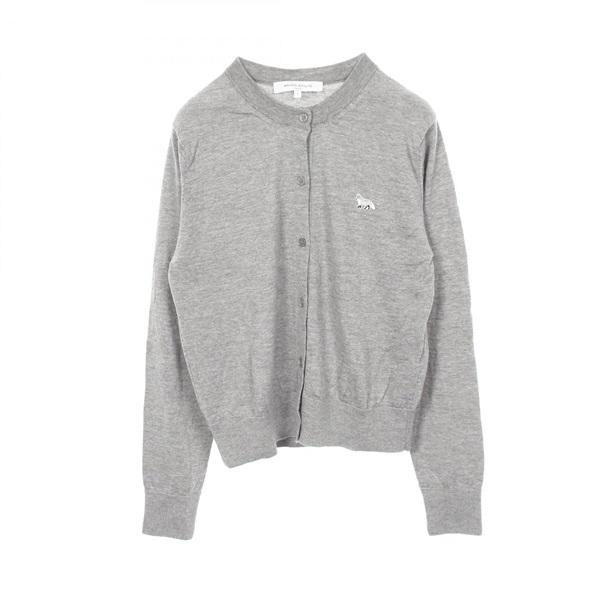 メゾンキツネ FOXパッチ レギュラー カーディガン 衣料品 トップス レディース