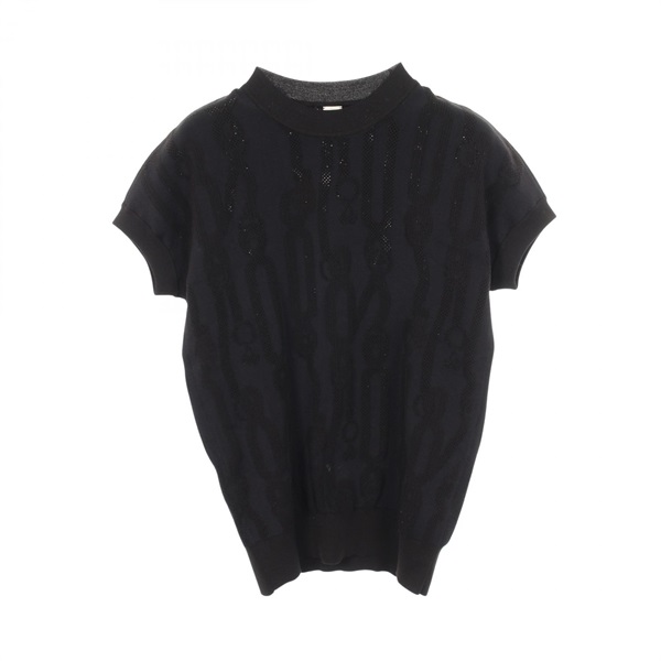 エルメス パル フロワリミックス 半袖 ニット 衣料品 トップス レディース 5H2640DX