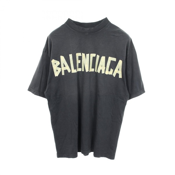バレンシアガ TAPE TYPE ダメージ加工 半袖Tシャツ 衣料品 トップス メンズ レディース 739784