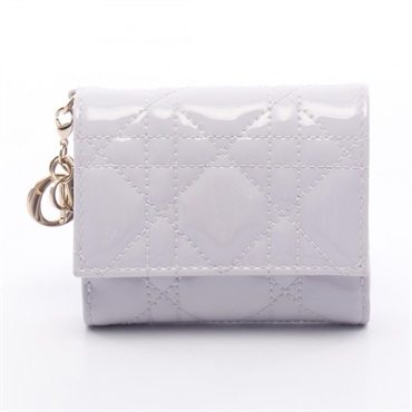 クリスチャンディオール LADY DIOR ロータスウォレット 三つ折り財布 財布 レディース S0181OVRB