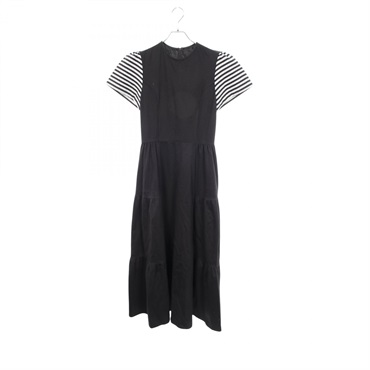 ボーダーズアットバルコニー BORDER SLEEVE TEE DRESS ボーダースリーブ 半袖 ワンピース 衣料品 トップス レディース