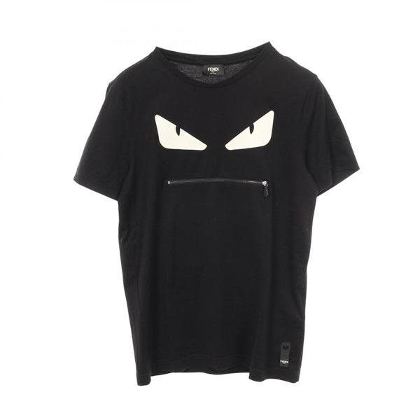 フェンディ モンスター ジップ 半袖Tシャツ 衣料品 トップス メンズ
