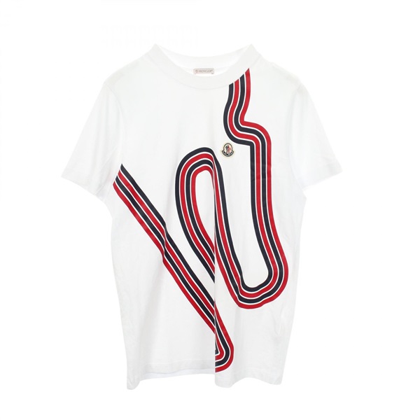 モンクレール ストライプ クルーネック 半袖Tシャツ 衣料品 トップス メンズ