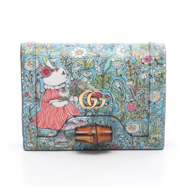 グッチ GUCCI × ヒグチユウコ ダブルG バンブー 二つ折り財布 財布 レディース 658244