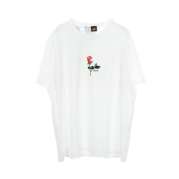ロエベ PAULA'S IBIZA ローズプリント 半袖Tシャツ 衣料品 トップス メンズ