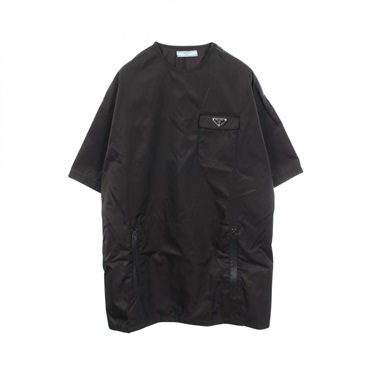 プラダ Re-Nylon 三角プレート 半袖 ワンピース 衣料品 トップス レディース