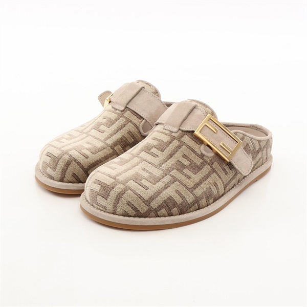 フェンディ Fendi Feel FF柄 ミュール 靴 レディース